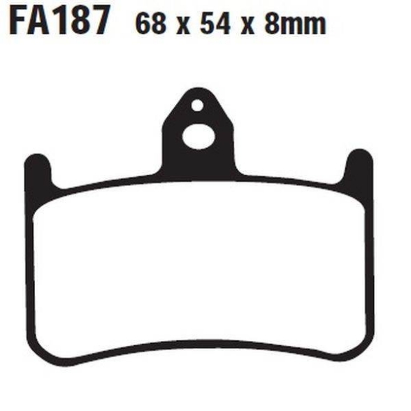 Zavorne ploščice FA 187 Honda CB/CBR/NSR/VFR/VTR.....