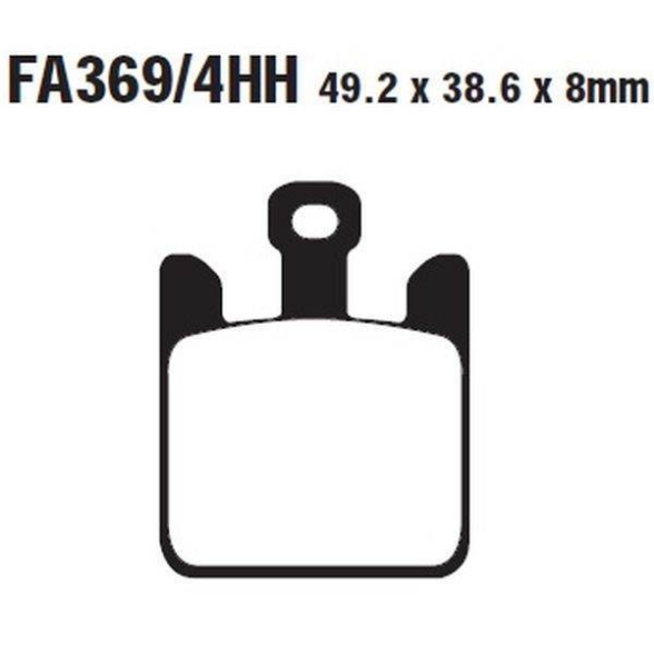 Zavorne obloge  FA 369/4 HH