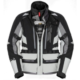 Adventure motoristična jakna SPIDI Allroad H2Out, črna/siva