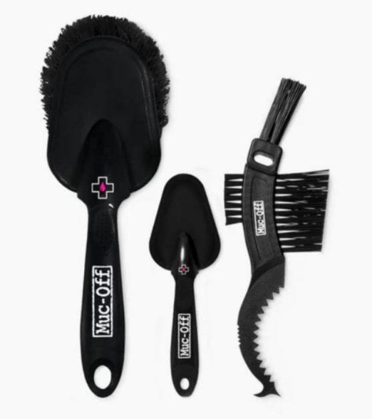 Komplet krtač za čiščenje motorja Muc-Off Premium Brush Set 220 (set 3 krtač)