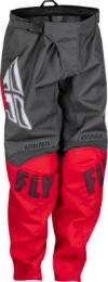 Otroške motocross hlače/dres FLY MX F-16, sive/rdeče