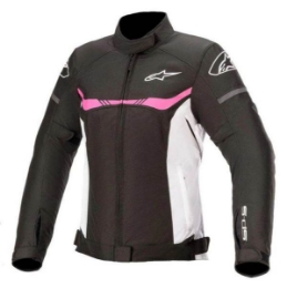Športna ženska motoristična jakna Alpinestars Stella T-SPS, črna/roza