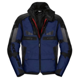 Motoristična jakna Spidi Crossmaster H2Out® 3in1, črna/modra