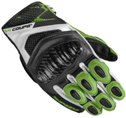 Poletne športne motoristične rokavice Spidi X4 Coupé, črne/zelene