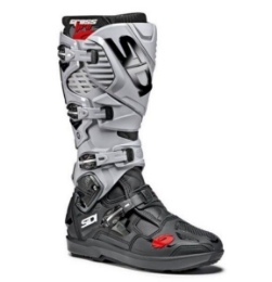 Premium motocross škornji SiDI Crossfire 3 SRS, črni/svetlo sivi