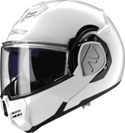 Preklopna motoristična čelada LS2 Advant Gloss (FF906), bela