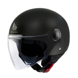 Jet čelada za skuter MT Helmets Street S Matt, črna