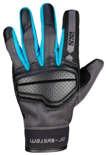 Ženske poletne motoristične rokavice iXS Classic Evo-Air, črne/modre