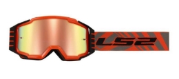 Motocross očala LS2 MX Charger PRO + Tear Off, oranžna