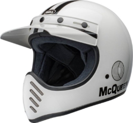 Retro motocross čelada BELL Moto-3 Steve McQueen Edition