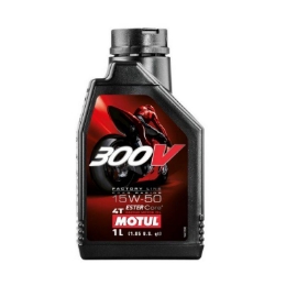 Dirkaško motorno olje MOTUL 300V 4T 15W50 Factory Line, 1 L