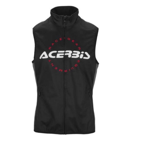 Motoristični brezrokavnik ACERBIS Softshell MX Liner Vest, črn/siv