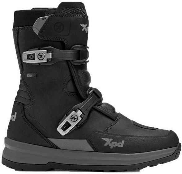 Nizki adventure motoristični škornji XPD X-Adventure Mid H2Out, črni