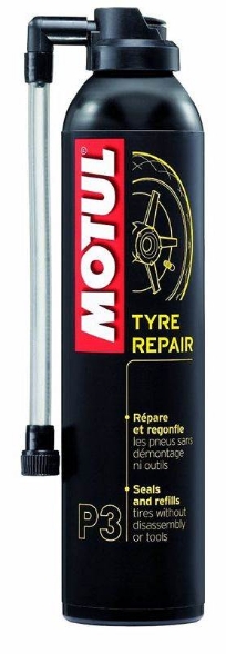 Sprej za porpravilo in zatesnitev pnevmatik MOTUL P3 Moto Tyre Repair, 300 ml