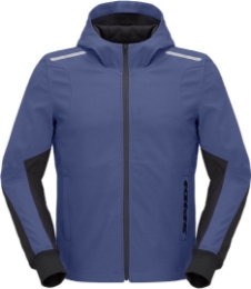 Motoristična softshell jakna Spidi Hoodie Armor Light, modra