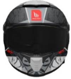 Motoristična čelada MT Helmets Thunder 4 SV Rainforest, črna/siva