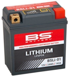 Litijonski (Li-Ion) akumulator za motor BS-BATTERY BSLi-01 12V/24Wh-140A